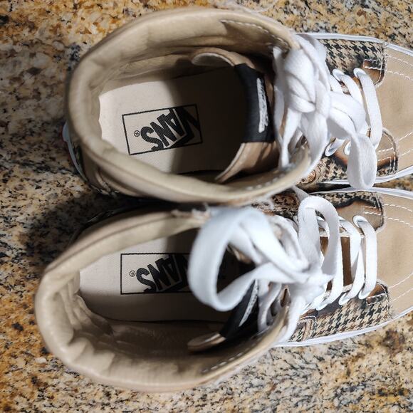 Vans Sk8-Hi Sneakers Tan/Pattern Women's 8 Mens 6.5 #721454 - Picture 12 of 15